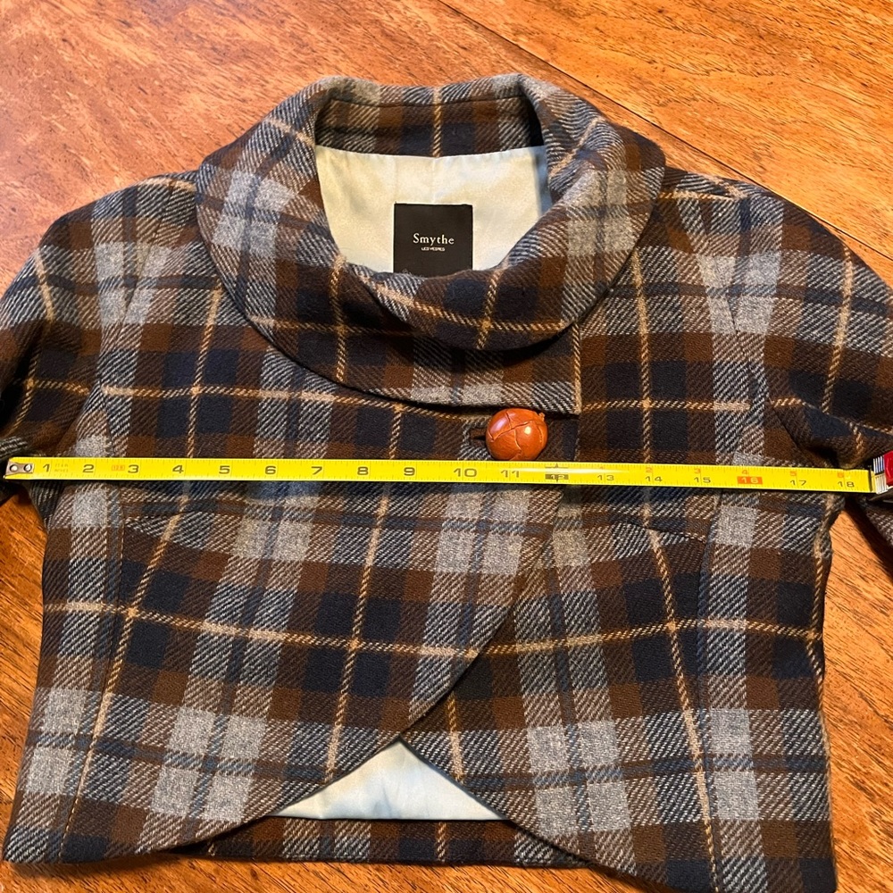 Smythe vestes cropped blazer $190 size 4 - Picture 5 of 9